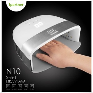 N10 Nageltorkare, 48W LED UV nagellampa för gel nagellack med sensor och timerinställning av Ipartner